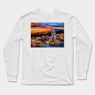 Out sailing by the shore Long Sleeve T-Shirt